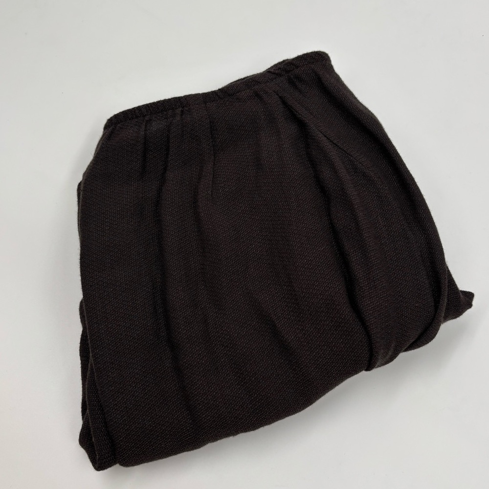 Eileen Fischer Women's M Brown‎ Linen Full-Length A-Line Skirt